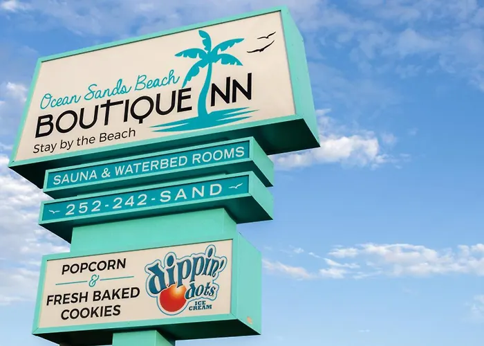 New 2026-Ocean Sands Beach Boutique Inn-Sauna And Salt-Mineral Pool -Free Beach Bikes And Famous Beach- Fresh Baked Cookies And Popcorn - Bathrobes And Sunscreen In All Rooms-Ultra Sparkling-Free Laundry- 4 Grand Black Beds-Call Now & Save-1-252-Aha-