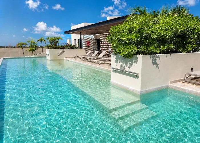 'Syrena Luxury Caribbean' Heart Of Playa Del Carmen - Fast Wi-Fi - Sea Views Aparthotel