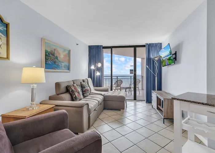 Scenic Views From The Balcony At Ocean Forest Plaza Condos Myrtle Beach