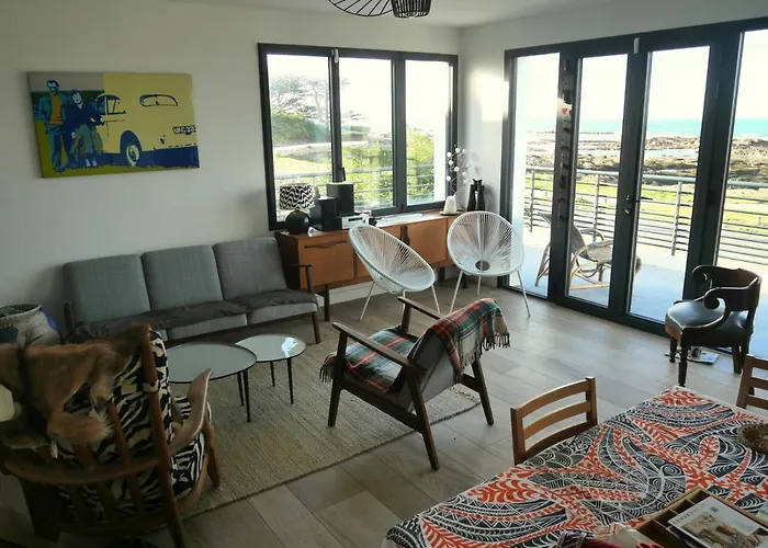 Villa Roc'h Avel - Front de mer, Vue sur mer et Jardin ensoleillé sans vis à vis Le Croisic